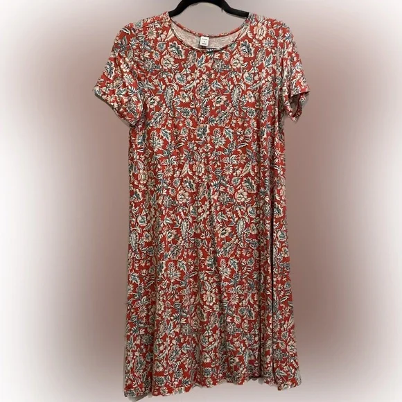 Old Navy | Dresses | Old Navy Floral Midi Dress | Poshmark